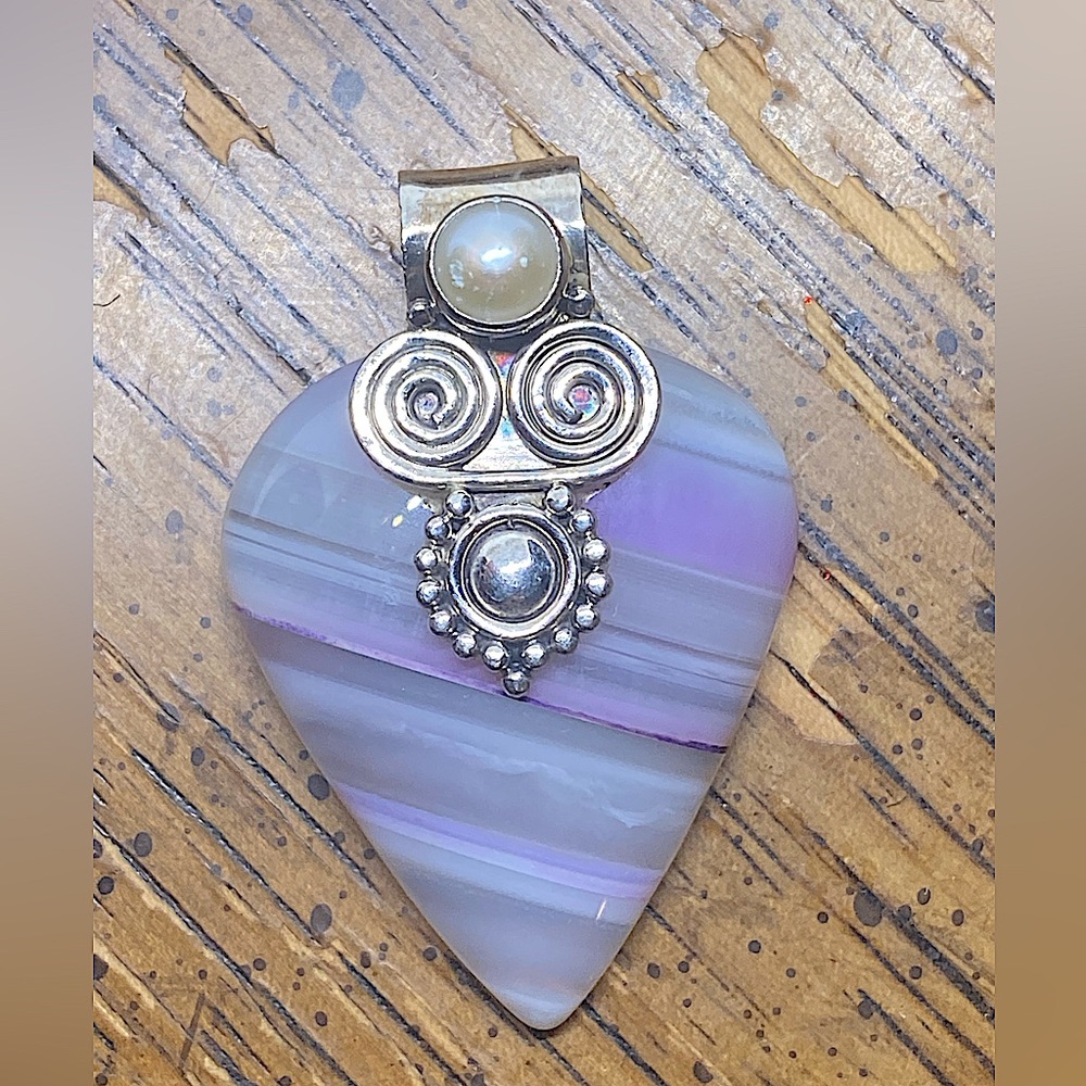 Purple Stone Sterling Silver 925
